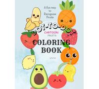 "Fruits Dot-to-Dot Coloring Book for Kids: Easy Connect the Dots Fun for Ages 4-8": "A Fun Journey Through Fruit Shapes"