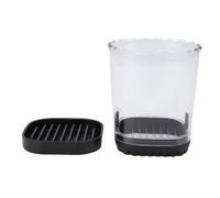 -fruits et légumes en acier inoxydable, fruits rapide en plastique avec plaque de poussée pour banane, fraise, œuf, Gadget de cuisine (Noire)