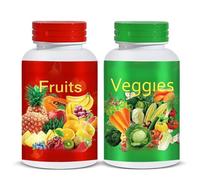 Fruits et légumes superaliments pour soutenir la santé et renforcer le système immunitaire, sans gluten, végétalien A+B