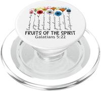 Fruits of The Spirit Galates 5 22 Verset biblique chrétien PopSockets PopGrip pour MagSafe