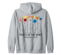 Fruits of The Spirit Galates 5 22 Verset biblique chrétien Sweat à Capuche