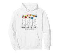 Fruits of The Spirit Galates 5 22 Verset biblique chrétien Sweat à Capuche