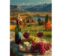 Fruits pour Pique - Nique Puzzle 3000 Pieces, Puzzle Adulte 3000, Impossible Classique Jigsaw, Familial Puzzles Jeu de, Jigsaws en Bois, pour Jeu Éducatif Défi, Décoration Murale Cadeau FNKL5-1102