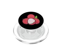 Fruits sucrés de Litchi Frais Exotiques PopSockets PopGrip pour MagSafe