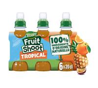 Teisseire Fruit Shoot Tropical, 6 x 20 cl bouteilles
