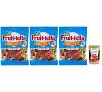 Fruittella Crazy Mix Lot de 3 élastiques de 175 g avec jus de fruits Différents goûts de fruits Sans gluten 3 x 175 g + Italian Gourmet Polpa 400 g
