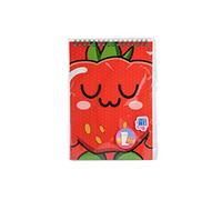 FRUITY SQUAD - Carnet de Notes et Dessin parfumé avec Stickers, pour Enfant dès 3 Ans