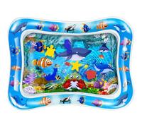 Frummel Tapis d’eau pour bébé - Jouet d’éveil sensoriel gonflable - Tummy Time dès 3 mois - Tapis de jeu aquatique Frummel - Cadeau de naissance original - Clownfish