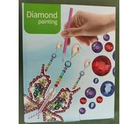 Frundoo Diamond Painting Mandala Suspendre, 3 Pièces 5D DIY Broderie Diamant Kit Complet, Diamond Painting Attrape Rêve Enfants, Diamond Painting Fille, Jouets Cadeaux Créatifs pour Garçons et Fille