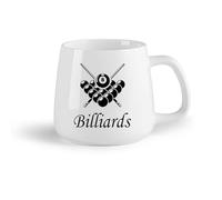 Fruta de cerámica Vajilla de Cerámica para Hogar Sala de recreación del club de billar （14oz/400ml） Apto para lavavajillas y microondas, para la oficina y el hogar