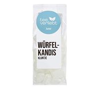 FRUTEG Candi sucre blanc supplémentaire grossier | 5x 250g d'épaisseur blanc kluntjes - dans le sac de diapositive | Grands cubes de bonbons - sucre de thé rustique | Blanc Kluntje Kandis 5x 250 g