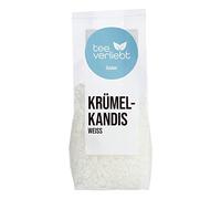 FRUTEG Candi Sugar Blanc Fine | 5x 250g de sucre blanc fin de sucre blanc - dans un sac présent transparent | Crakeling Tea Sugar | Blanc Finisseur Kluntje Kandis 5x 250 g