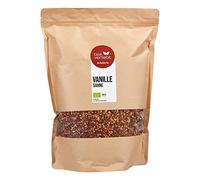 FRUTEG Crème de vanille de thé biologique Rooibos Loose 1000 g | Loser rouge Bush Tea | Arrondi par noble morceaux de vanille | De l'agriculture biologique certifiée | 1 kg