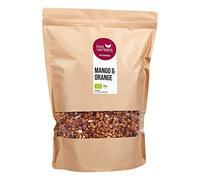 FRUTEG Loser Fruit Tea Mangue & Orange 1000 g | Thé de fruits en vrac | Mélange de thé de taille d'été Culture biologique contrôlée | Thé aux fruits Bio Bio Lots 1 kg