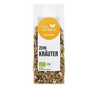 FRUTEG Thé de plantes bio 10 Herbes 70 g | Temple à base de plantes meubles avec herbe de citron menthe poivrée Brenn ornière feuilles Orange Fennel | de l'agriculture biologique certifiée | 70 g