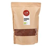 FRUTEG Thé de rooibos biologique sans aromesp 1kg | Thé de brousse rouge perdant dans la meilleure qualité de feuilles | Naturel et café gratuit Joyi-thé | 1000g