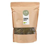 FRUTEG Thé vert Bio Sencha Makoto | Thé vert pur lâche de la Chine au style japonais | Dégénération douce au goût | de l'agriculture biologique certifiée | 1000 g