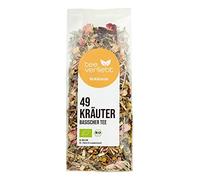 FRUTEG Théoniste de base bio 90g | Thé perdant avec 49 herbes biologiques | Bon thé avec pissenlit Alant Alant Root Sage Nettle Cinnamon Apple et bien plus encore. | Bases biologiques Tea Loler | 90g