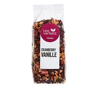 FRUTEG Vanille de la canneberge de thé de fruit perdant 200 g | Thé de fruits en vrac | Herbe, aigre et en même temps Composition sucrée du thé mélangé | Thé de fruits en vrac 200g
