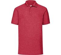 Fruties T-shirt homme avec col Alaron vintage rouge chiné S