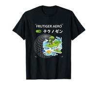 Frutiger Aero Y2K Fashion Trends Pièce Tech Orbite T-Shirt