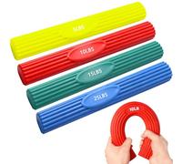 Frutilexia 4 Pièces Barre de Thérapie Flex Therapy, Barres Flex Therapy, Barre de Résistance Flexible, Améliorer la Force de Préhension, pour Golfeurs, Coude et Tendinite, Soulager la Douleur