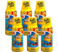 FruttaMax MANGO MINIONS Sirop 500ml, Concentré, 6 pièces, Boisson Set