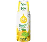 FruttaMax - Concentré de sirop de fruits | Moins de sucre | avec 60% de fruits | convient pour machine à soda 500ml (Citron - chaux)