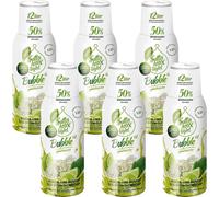 FruttaMax sirop de citron vert et menthe sans lumière 500ml, concentré, 6 pièces, boisson