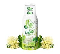 FruttaMax Sirop de Fleur de Sureau Sans Sucre - 60% de Fruit Réel | Sirop à Faible Teneur en Calories pour Sodas, Cocktails & Desserts - 500ml
