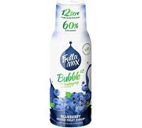 FruttaMax - Concentré de sirop de fruits | Moins de sucre | avec 60% de fruits | convient pour machine à soda 500ml (Myrtille)