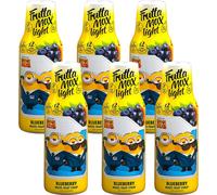 FruttaMax sirop MINIONS BLUEBERRY LIGHT 500ml, concentré, 6 pièces, set boisson