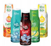 FruttaMax Sirup Set 5x500ml Pfirsich Cola Zitrone Tonic Eistee Light