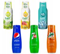 FruttaMax SodaStream Sirop Set 6 sortes de sirop pour boissons pour appareil à gazéifier