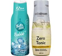 FruttaMax SodaStream Tonic Sirop Set 2x 500ml Zéro sucre Sirop pour boissons