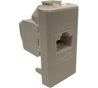 Frutto RJ45 UTP Cat.6A Prise modulaire 8 broches pour câbles Ethernet compatible BTicino Matix AM5979C6A Connexion à sertir sans outils Blanc