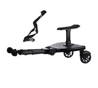 Fruusv Accessoire De Planche De Poussette | 2-En-1 Porteur Anti-Dérapant - Plateau Glisseur Siège Amovible - Pour Garçons Filles En Extérieur Marche Pique-Nique Camping Courses