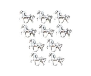 Fruusv Charms à Ongles | 10 Pièces Fournitures Manucure Forme Cheval,Gemmes Décoratives Scrapbooking - Pour Mariage Fête Événements Spéciaux Artistes Mariées Débutants Professionnels Amateurs de