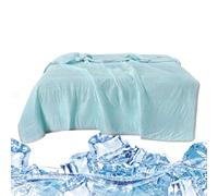 Fruusv Cooling Blanket, Summer Sleeping Comforter, Portable Moisture-Wicking Lightweight Cold Blanket for Dorm Sofa Baby Camping Car Living Room Outdoor Bedroom, 100x150cm