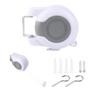 Fruusv Corde à linge rétractable d'extérieur - 16,7 m - Fournitures de maison double - Corde à linge de voyage, camping, camping-car, mur, salle de croisière, parapluie, jardin, balcon, sous-sol