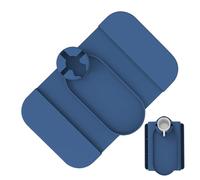 Fruusv Couch Arm Tray, Silicone Sofa Tray, Anti-Spill Drink Holder, Built in Phone Rack, Side Pocket Organizer, Non Slip Armrest Mat for Dining, Women, Men, Daily, Hospital, Apartment, Living Room