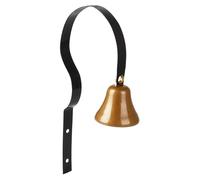 Fruusv Dog Door Bell, Brass Go Outside Training Bell, Vintage Loud Pet Toy, Puppies, Medium and Large Dogs for Indoor Outdoor Housetraining in Home Or Bedroom, 7.09x1.57x1.18 inches