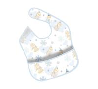 Fruusv Girl Bibs Apron, Food Catcher Pocket, Dining Tool with Classic Style, Bibs for Party Dinner, Care Aid, Practical Support for Restaurant Breakfast Lunch Family Friends Holiday Celebration Event