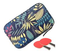 Fruusv Housse de protection portable pour raquette de tennis de table, support de pagaie de pingpong, sac de transport de rangement pour sports de plein air, organisateur de raquette durable pour le
