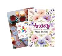 Fruusv Journal de santé mentale pour femme - avec couverture florale - Journal guidé pour la santé mentale | Planificateur de suivi avec pages guidées pour la gestion émotionnelle de la vie, la