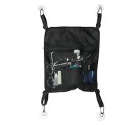 Fruusv Kayak Deck Bag, Paddleboard Deck Storage Pouch, Water Sports Clothes Organizer, Waterproof Boat Accessories, Secure Carrier for Hair Clip Chargers Bracelets Keys, Black