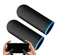 Fruusv Manchon de doigt de jeu mobile, manchons de doigt pour le jeu - 2 manchons anti-transpiration en fibre de carbone | Couvre-doigts portables pour améliorer la réponse tactile, de