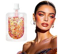 Fruusv Paillettes Corporelles - Sequins scintillants de maquillage,Visage avec des Paillettes | Idéal pour les Vacances, Carnaval, Maquillage, Festival, Concerts, Musique, Fêtes, et le Bal de Promo