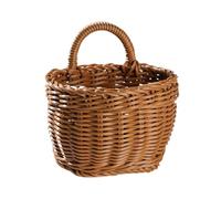 Fruusv Panier de rangement pour gingembre et ail, panier de rangement tissé, gingembre et