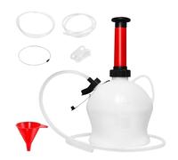 Fruusv Purgeur de Frein Puissant - Pompe à Vide, réservoir de Liquide de 3,5 l avec jauge, récipient avec Marques de Mesure, équipement de Garage pour Entretien de véhicules mécaniciens